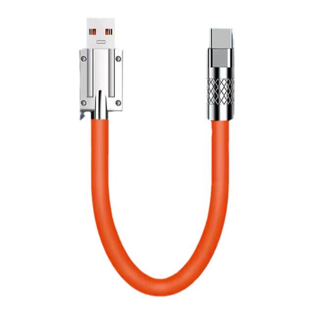 Zinc alloy liquid silicone short style fast charging