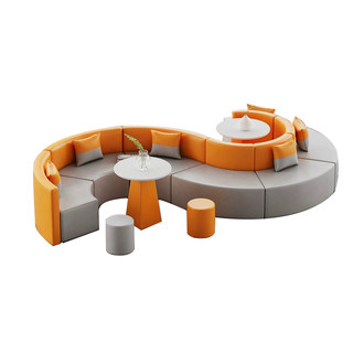 Creative simple leather sofa delivered to your door