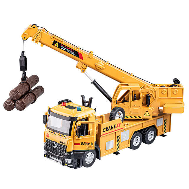 Extra Large Children's Alloy Engineering Crane Toy Car