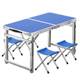 Folding table outdoor street stall