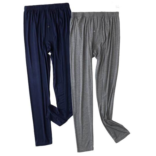 Thin model modal long pants cat man