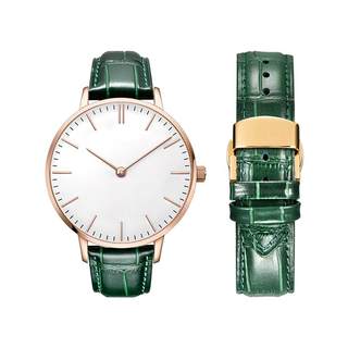 Fitius Bands Applicable Tianglun Langqin Meidu DW Armani King Watch with leather green