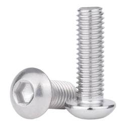 304 ສະແຕນເລດຫົວຮອບ hexagonal screws half round head screws ຫົວເຫັດ M3M4M5M6M8M10M12