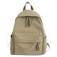 Female student solid color commuting backpack has sold 1W+