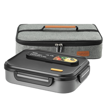 Taifu high-compartment lunch box 304 stainless steel water-filled insulated lunch box large-capacity student meal plate 328 for office workers