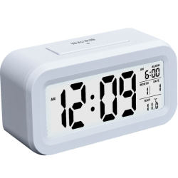 Compass Wake-Up Smart Clock Silent Clock Snooze Electronic Clock Wake-Up Study Clock with Voice Student-Specific Alarm Clock
