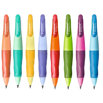 The Pen Music Stabilo Flagship Store German Children Positive Pose Automatic Pencil Elementary School Students Three désignée Places Write Constant Kindergarten Beginners Practicing Character First Grade Special Nontoxic 3 15 Fat Fat Pen