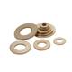 Washer plus large brass round meson metal screw