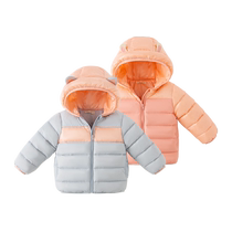 Davibella girls down clothes new children warm light and thin down jacket boy fashion hit color winter clothing