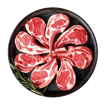 French lamb chops original cut barbecue ingredients semi-finished fresh lamb children's baby food supplement lamb chops commercial