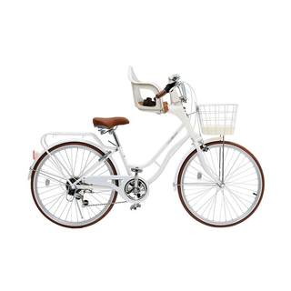 纽斯加亲子车自行车带小孩母子车前置带娃载娃儿童座椅溜娃一拖二