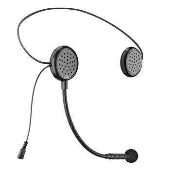 Fully hidden helmet bluetooth headset