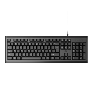 Hp office silent wired wireless keyboard and mouse set