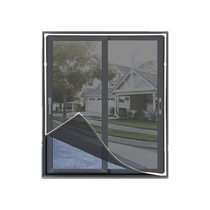 Ecran de fenêtre à lépreuve de la poussière ultra-fine main magique bâton de baguette magique sable autochargé anti-moustique et petit insecte volant invisible rideau de filtre