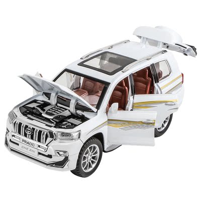 Toyota overbearing Prado alloy metal car model simulation collection Land Cruiser boy toy off-road vehicle