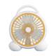 Desktop electric fan light sound lucky fan