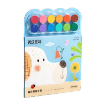 Beauty Music Children Finger Print Paint Paint Three Finger Color Baby Baby Bab