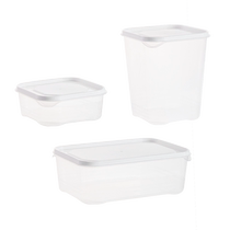 Food grade refrigerator special storage box fruit lunch box heatable plastic sealed box set 1485