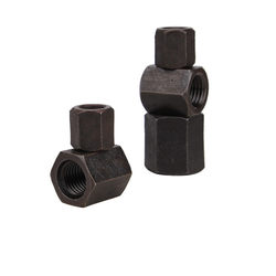 Hexagonal thickening nut, lengthening nut, heightening connection nut, M10M12M16M20M24M30 connector nut