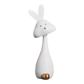 Simple rabbit art ornaments high-end niche