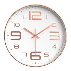 Wall Clock, Elegant Living Room Wall Clock, Stylish and Simple Quartz Clock, Home Bedroom Silent Clock, No Drilling Required, Light Luxury