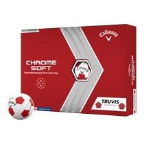 Nouveau petit ballon de football à trois couches CHROME SOFT de Callaway Golf manche long et faible spin