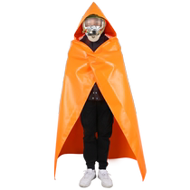 Fire-proof cloak high-rise self-rescue fire-fighting special household fire-proof blanket cloak fire-extinguishing blanket fire escape equipment