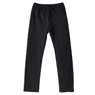 Wool cotton pants men's outer wear plus fleece thickened casual pants