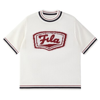 ເສື້ອຍືດຖັກແສ່ວແມ່ຍິງ filafusion