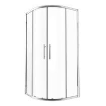 Nine pastoral arched shower room integral toilet glass door partition dry and wet separation pushed Ramen sector bath screen customization