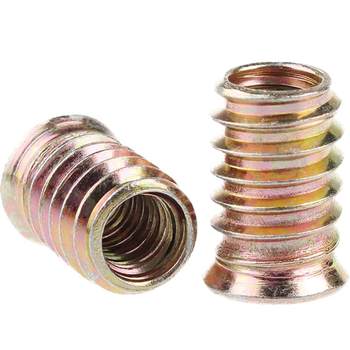 Hexagonal embedded nut wood
