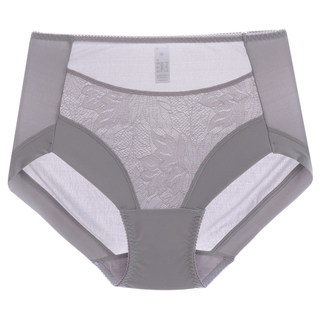 高腰大码内裤女牛奶丝收腹提臀高品质冰丝蕾丝胖妹妹200斤三角裤