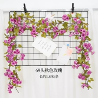 69 Осенняя роза фиолетовый