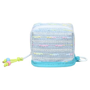 Korean version mini key bag for women, super cute, fresh, earphones and lipstick storage bag, simple new style portable key bag