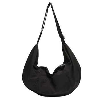 Zipper canvas bag women's lightweight nylon dumpling bag