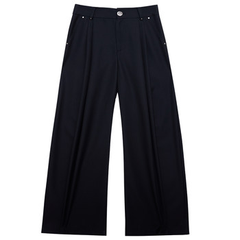 CulturE24ss niche pleated trousers ສາມມິຕິ, ກາງເກງກະໂປງຊື່, ໂສ້ງອະເນກປະສົງສໍາລັບຜູ້ຊາຍ