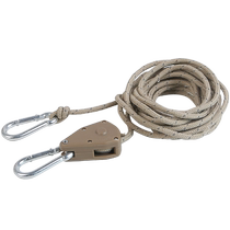 Outdoor pulley wind rope adjuster wind rope tensioner windproof canopy rope zipper tightener tent rope tightener