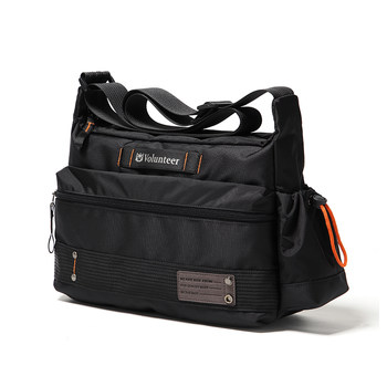 Canvas bag middle-aged dad men's shoulder crossbody bag