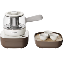 Bear tea set tea stove set kettle tea kettle electric tea kettle white