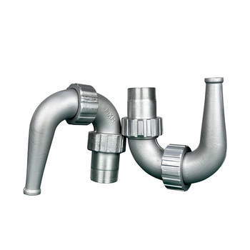 Sprinkler truck accessories three-bend front rush universal hedging nozzle