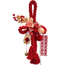 Swastika knot pendant wedding door handle engagement arrangement womans bedroom living room new house decoration wedding room decoration