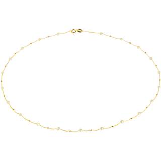 Heidi Xianxing akoya baby's breath 18K gold necklace