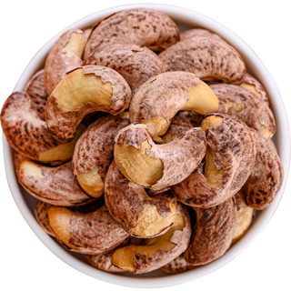 尚恰带皮腰果A170特大颗粒2025新货越南特产盐焗腰果仁官方旗舰店