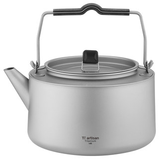 Titanium craftsman pure titanium kettle is lightweight, portable and durable