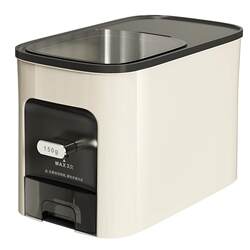 Taili Rice Container with Measured Dispensing, Household Insect-Proof and Moisture-Proof Sealed Rice Box, Embedded Cabinet Rice Storage Container