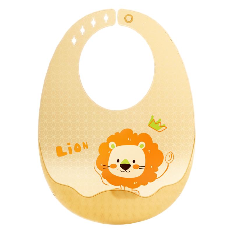 Baby eating bibs are lightweight, portable and waterproof