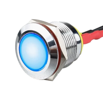 19mm metal equipment work indicator light signal light LED red green yellow blue and white 12V24V220V