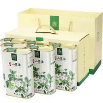 Chitosehao organic camellia oil pure tea oil 1L*6 cans gift box edible oil tea seed oil home gift