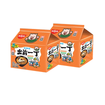 (Self-employed) Day Qing Imports out of the previous one in Hokkaido Taste Miso Pig Bone Soup noodles 100g * 10 Bag noodles