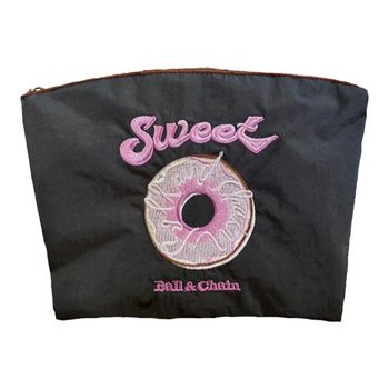 Japanese ball chain embroidered nylon clutch women's 2024 new men's exquisite high-end small clutch claw bag